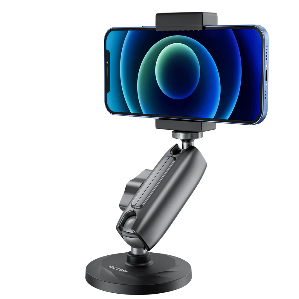 TELESIN Aluminum Alloy Magnetic Base Camera Mount - Image 8