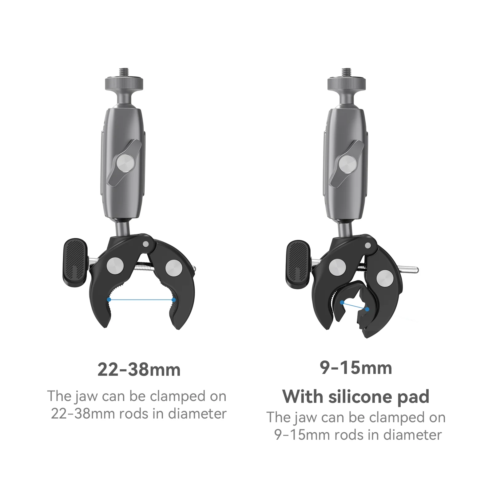 TELESIN Aluminum Alloy Universal Handlebar Mount - Image 12