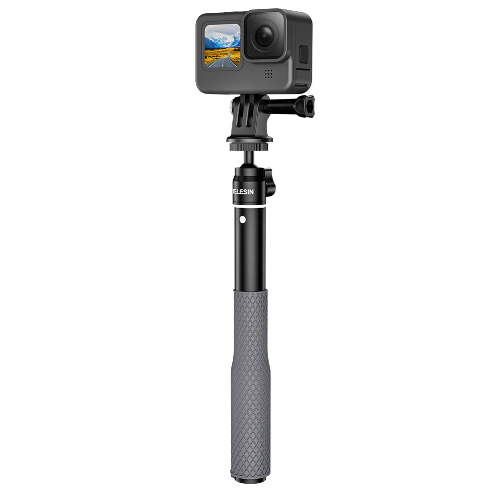 TELESIN Aluminum Alloy Waterproof Selfie Stick - Image 6
