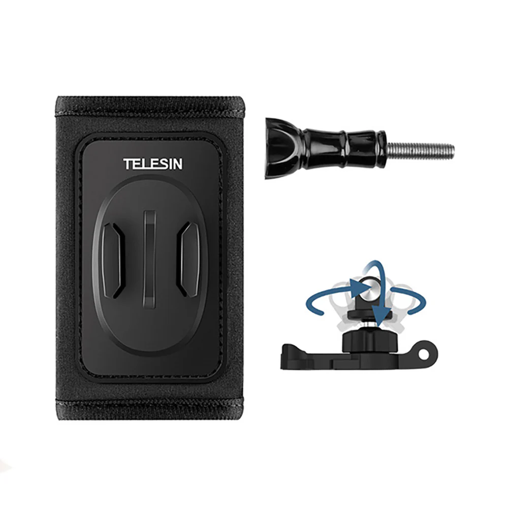 TELESIN Backpack Mount for GoPro/Osmo Action - Image 9