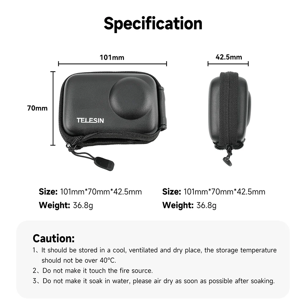 Camera Storage Protective Bag for DJI Action 3/4/5 Pro - Image 14