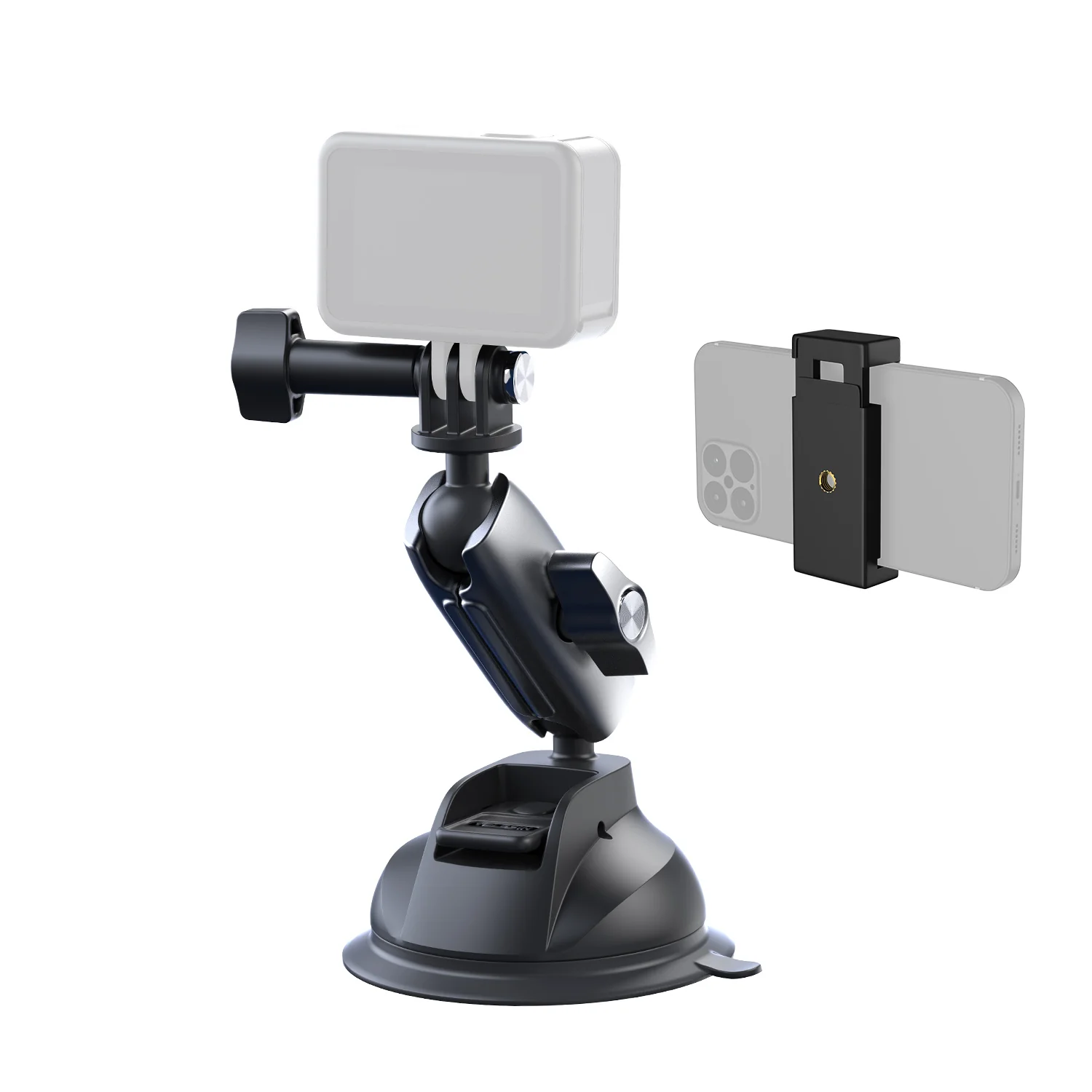 TELESIN Aluminum Alloy Camera Suction Cup Mount - Image 3