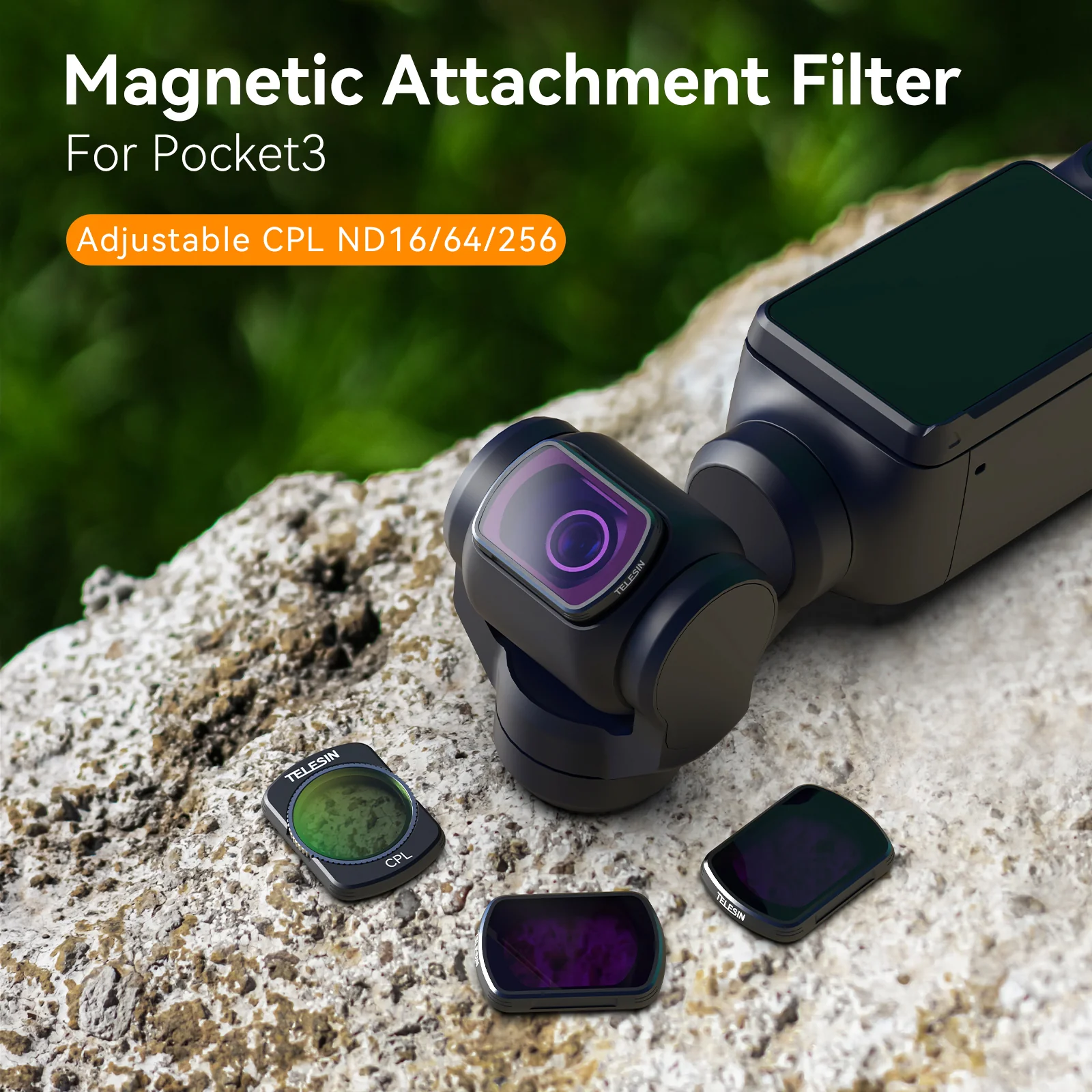 TELESIN CPL+ND16/64/256 Filter Set for DJI Pocket 3 - Image 5