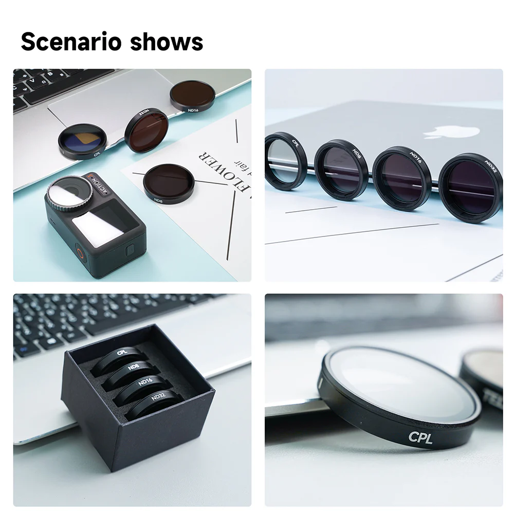 TELESIN CPL+ND8/16/32 Filter Set for DJI ACTION 3/4/5 - Image 17