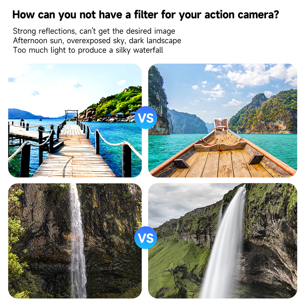 TELESIN CPL+ND8/16/32 Filter Set for DJI ACTION 3/4/5 - Image 9