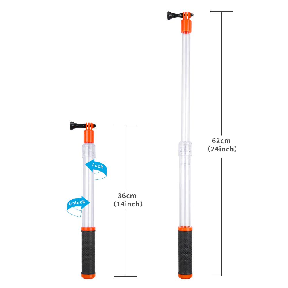 TELESIN Diving Buoyancy Waterproof Selfie Stick - Image 5
