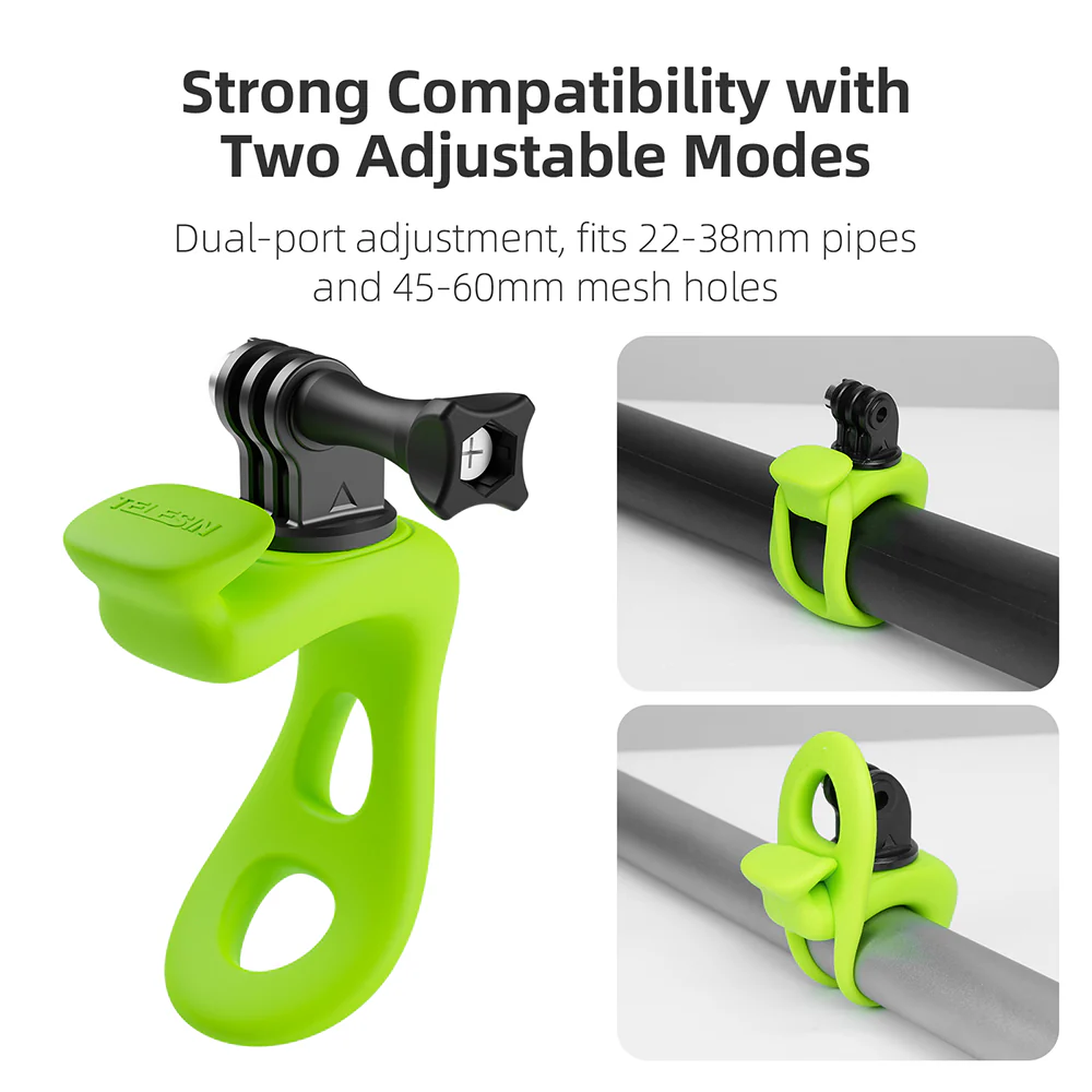 TELESIN Elastic Small Q Handlebar Mount - Image 11
