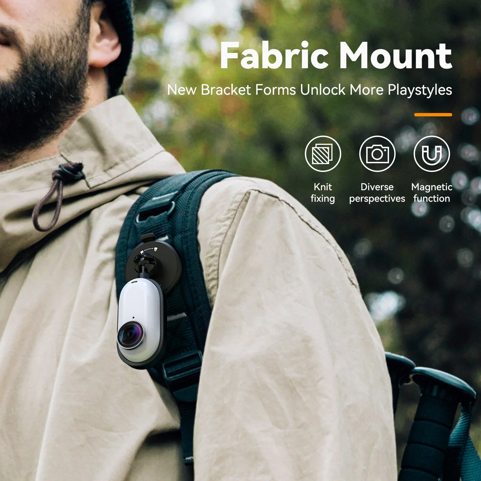 Telesin Fabric Mount for go3/go3s - Image 2