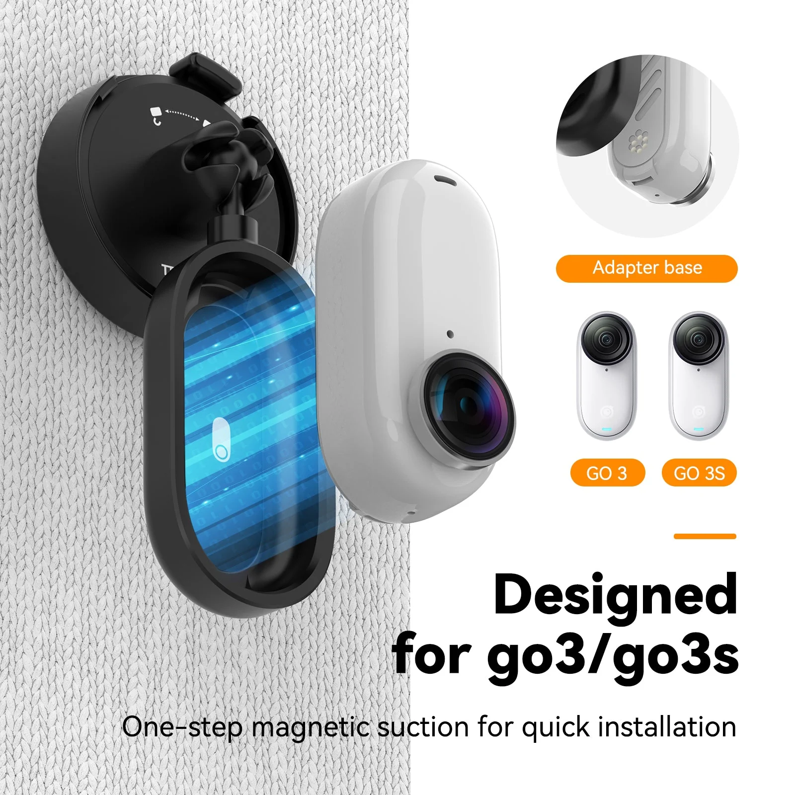 Telesin Fabric Mount for go3/go3s - Image 4