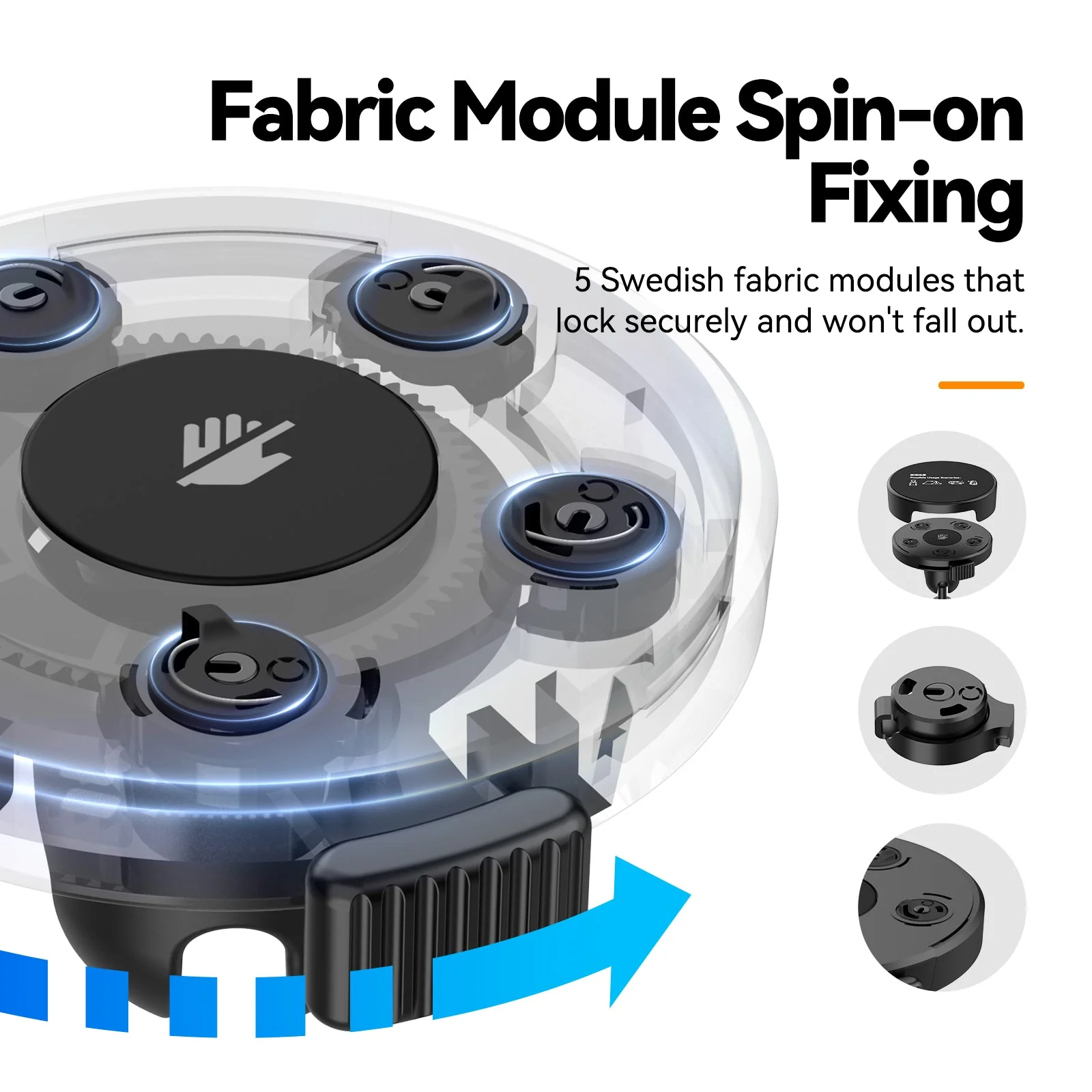 Telesin Fabric Mount for go3/go3s - Image 7