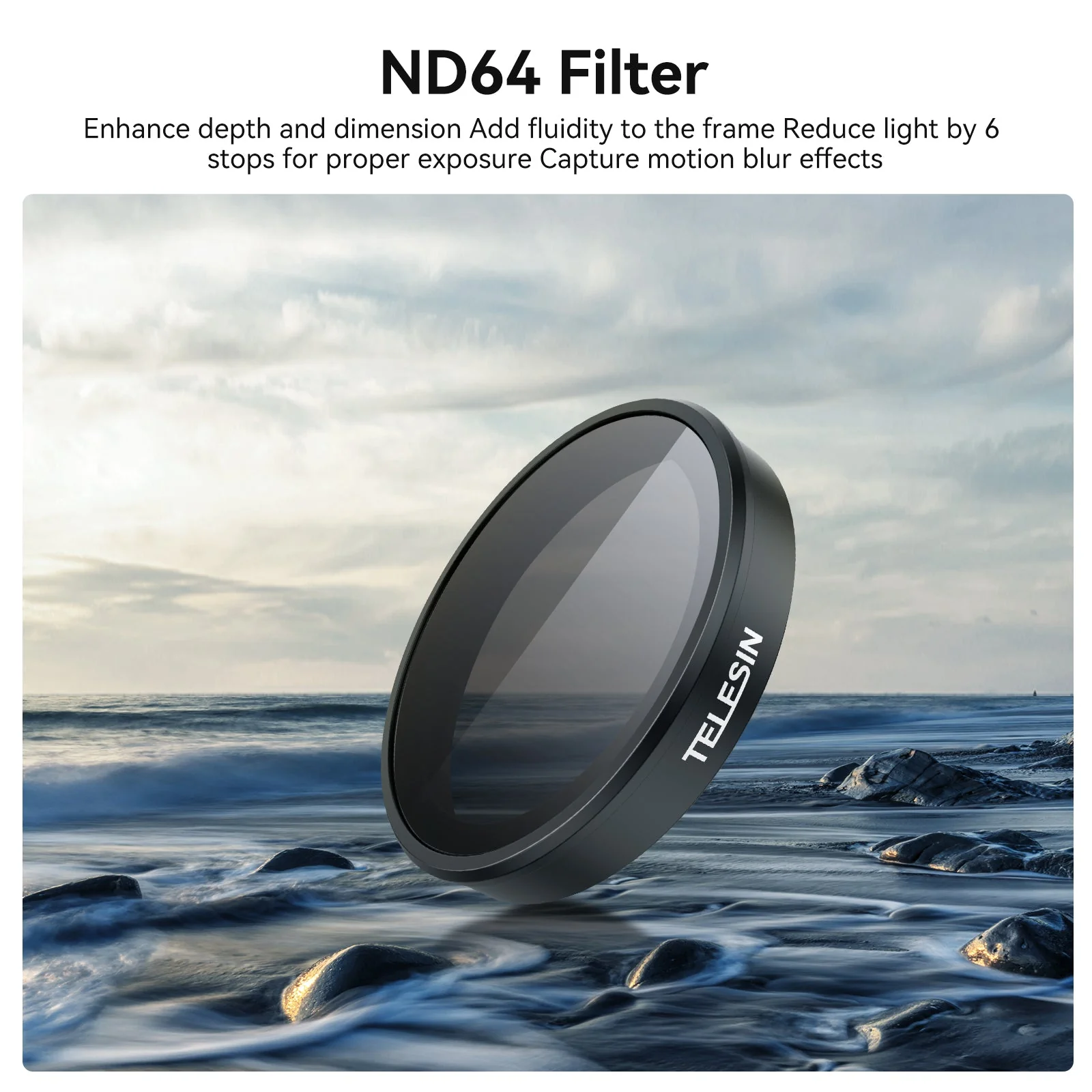 Telesin Filter Set CPL+ ND Filter Set For Action5 Pro/4/3 - Image 7