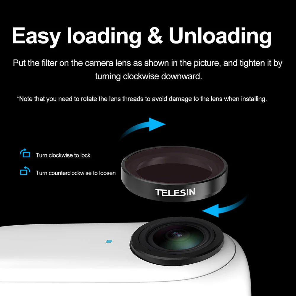 TELESIN Filter Set for Insta360 GO 2/3 - Image 13