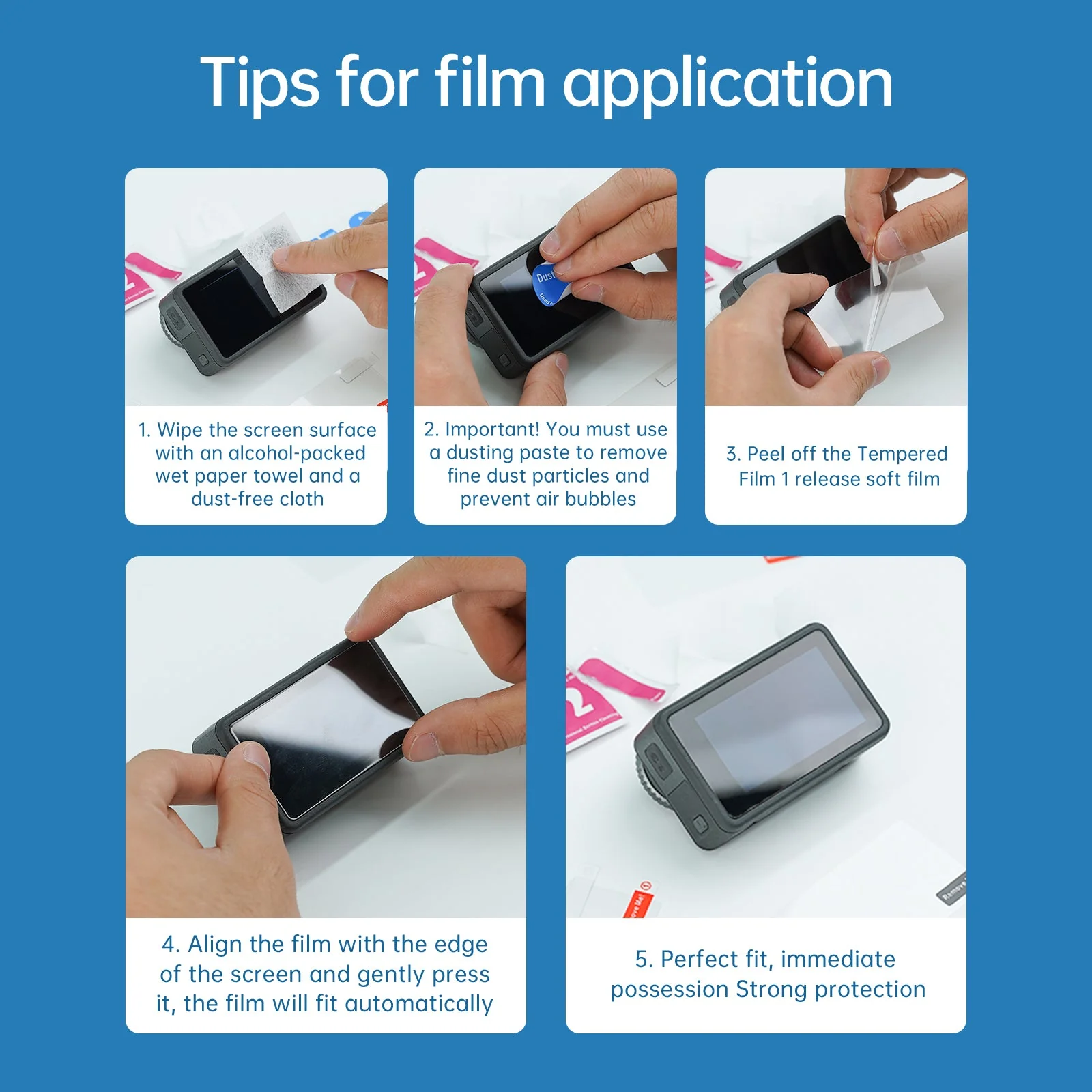 Telesin For Action5 ProTempered Film Set - Image 9