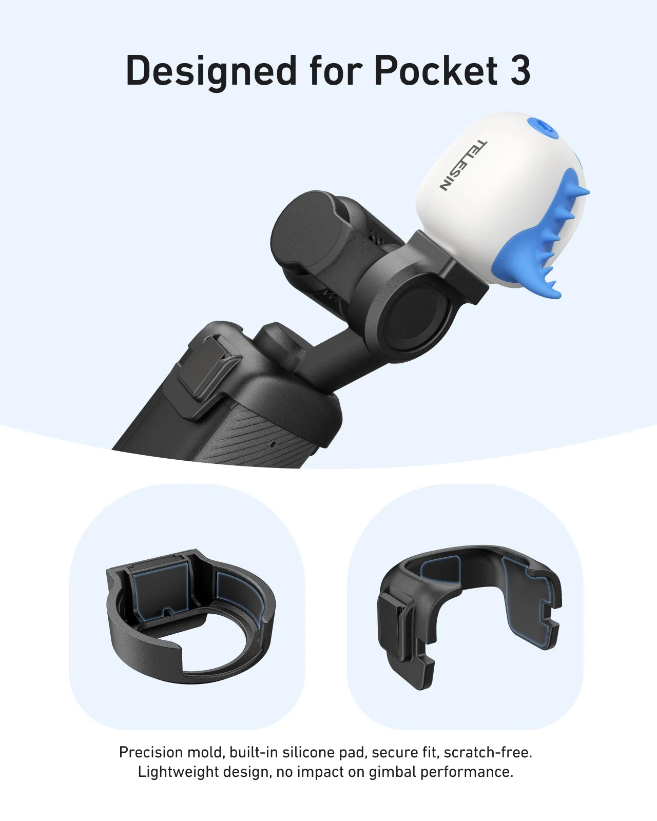 Mini Monster Fill Light Kit for DJI Osmo Pocket 3 - Image 4