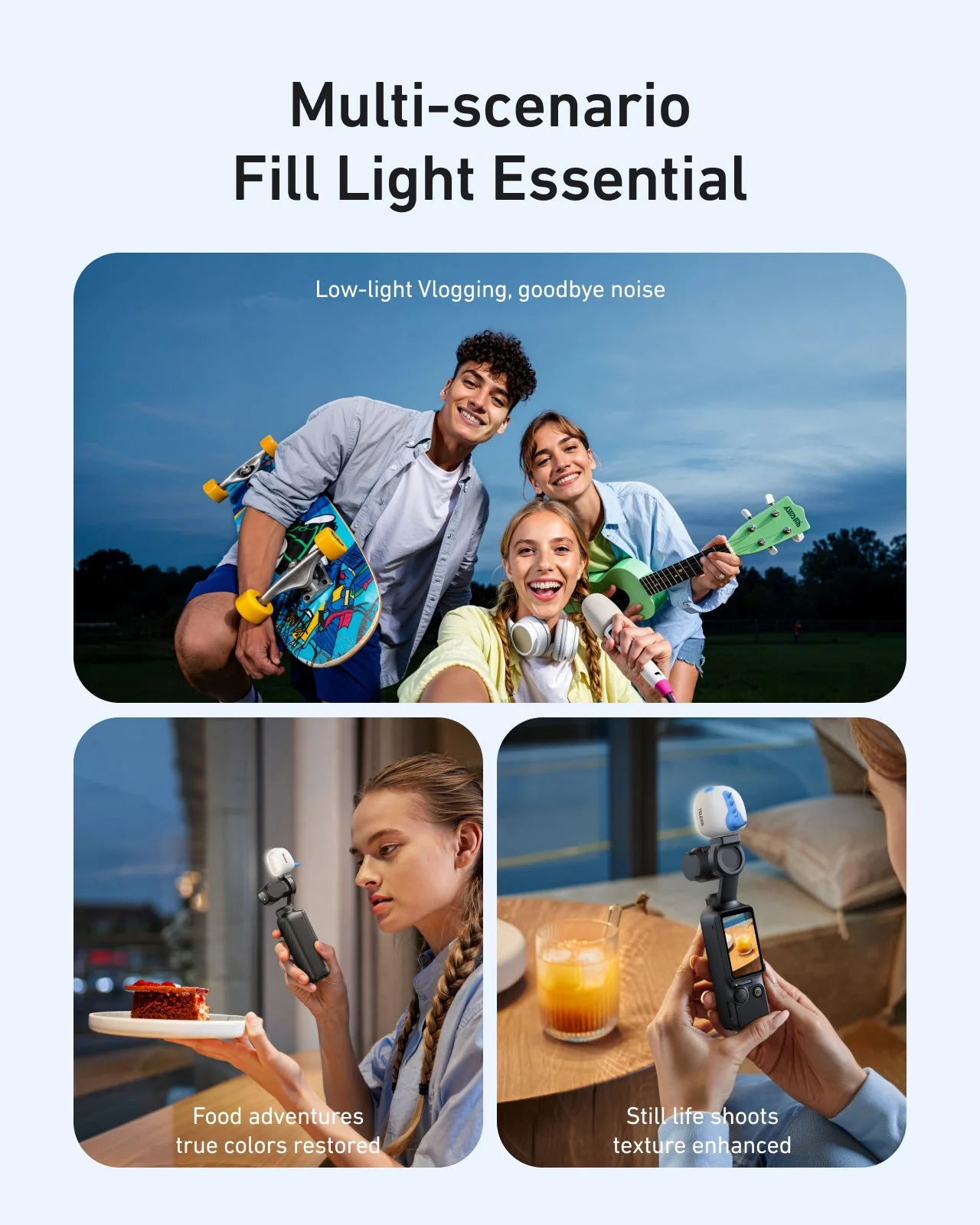 Mini Monster Fill Light Kit for DJI Osmo Pocket 3 - Image 6