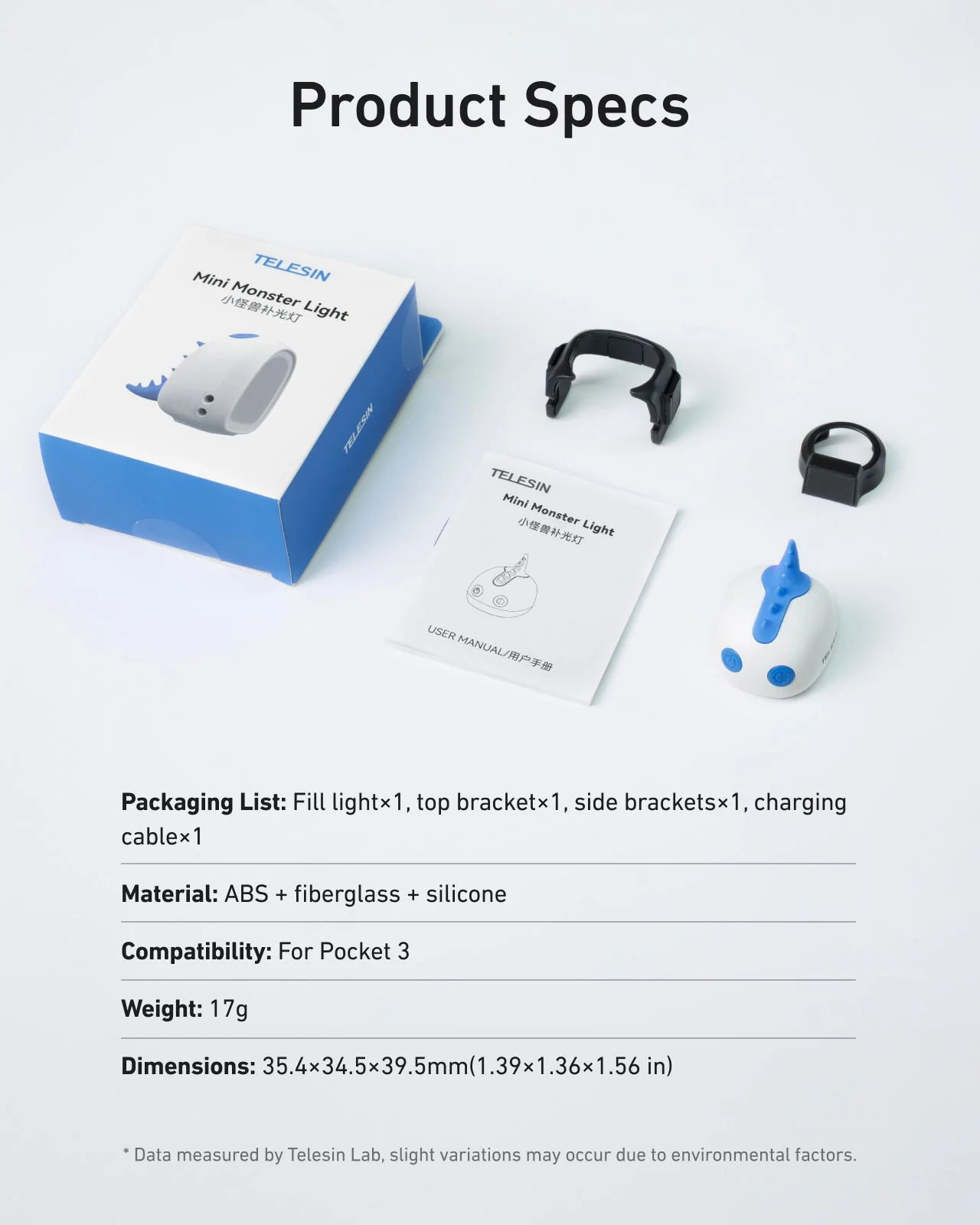 Mini Monster Fill Light Kit for DJI Osmo Pocket 3 - Image 7