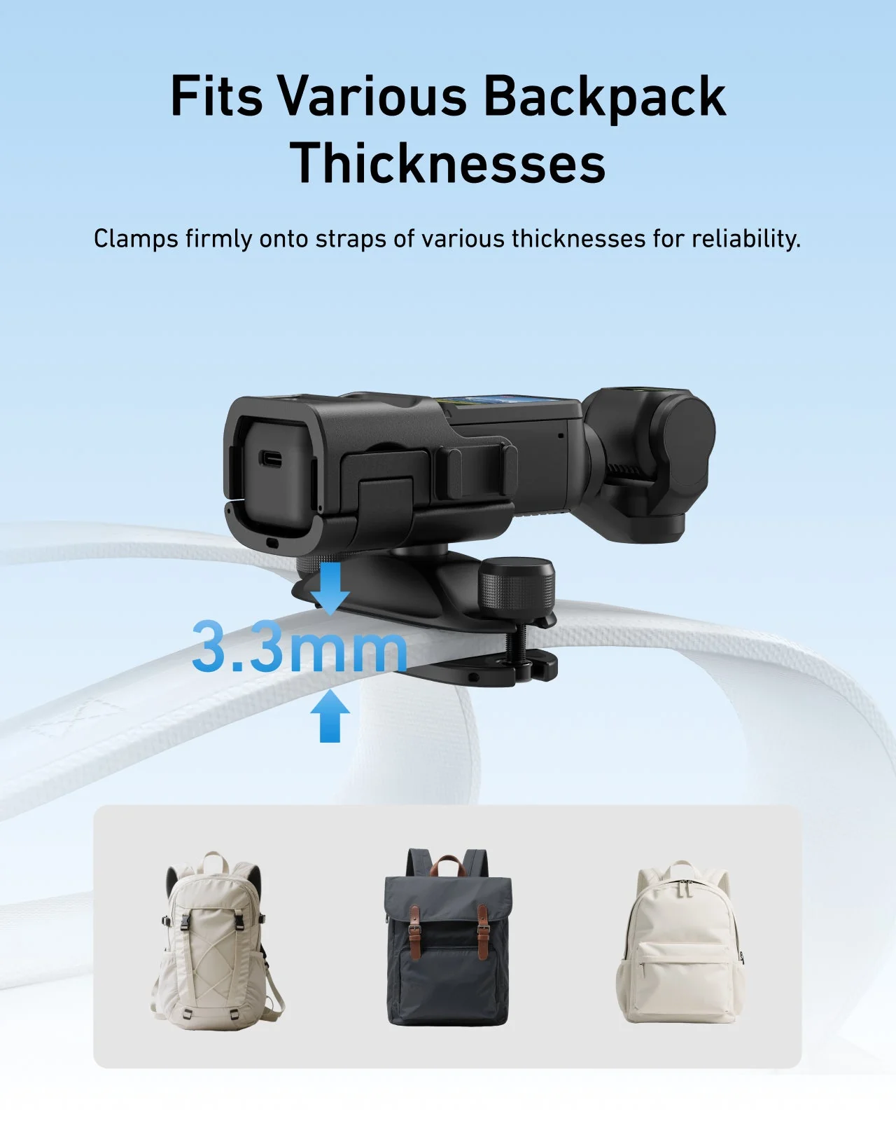 Quick-release Backpack Mount for Pocket 3 - Image 5