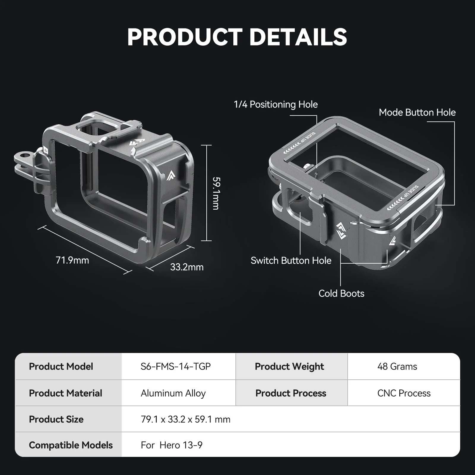 Telesin full cage protection for gopro Hero 13-9 - Image 10