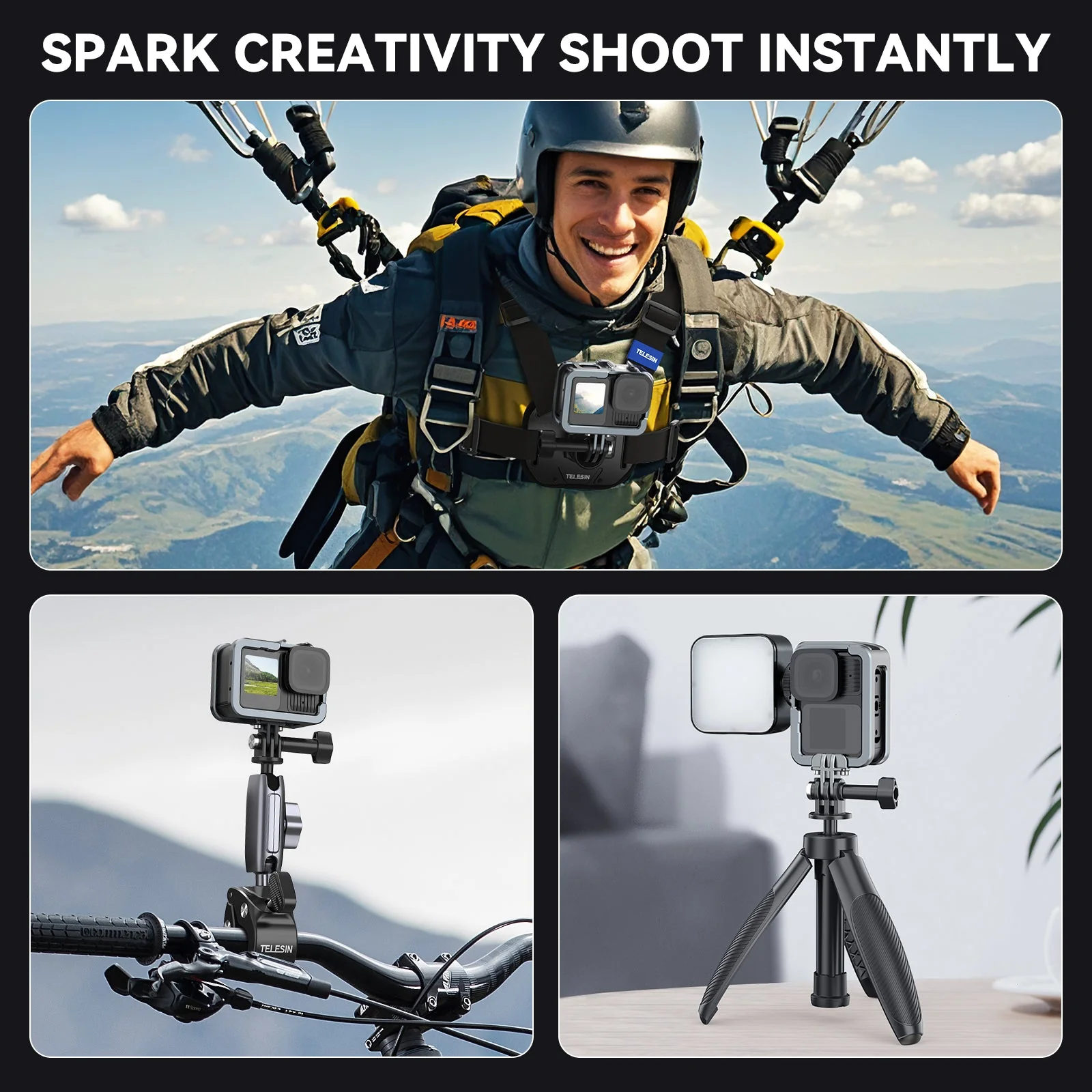 Telesin full cage protection for gopro Hero 13-9 - Image 8