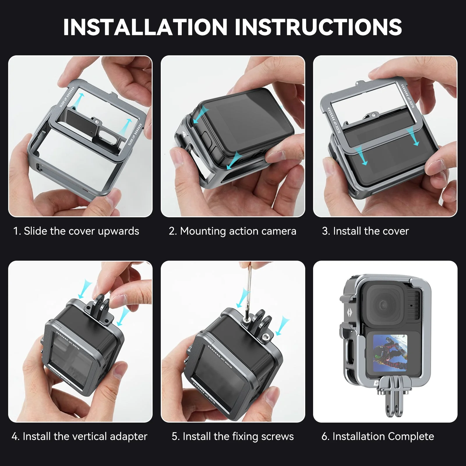 Telesin full cage protection for gopro Hero 13-9 - Image 9