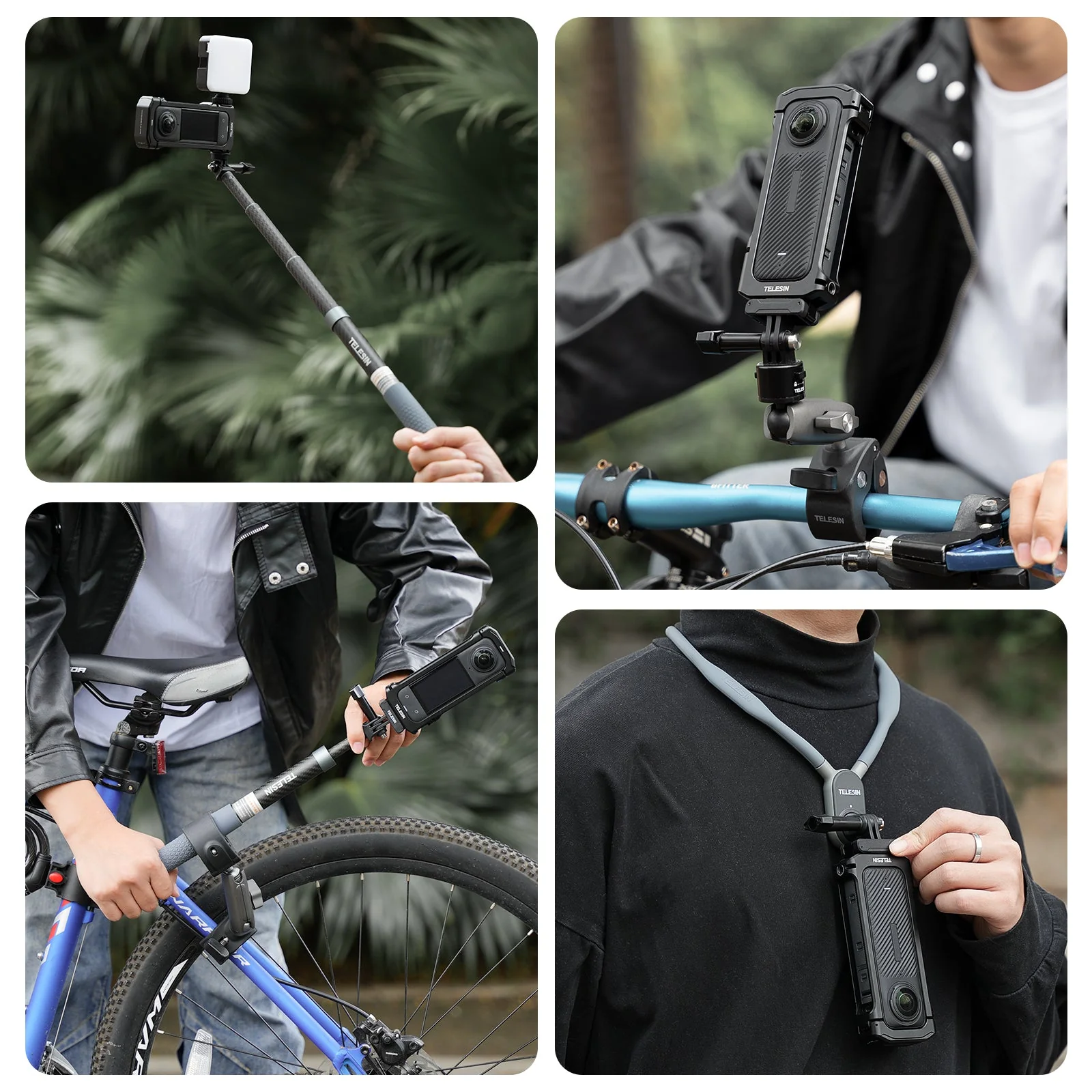 Telesin Full Metal Expansion Cage For Insta360 X4 - Image 9