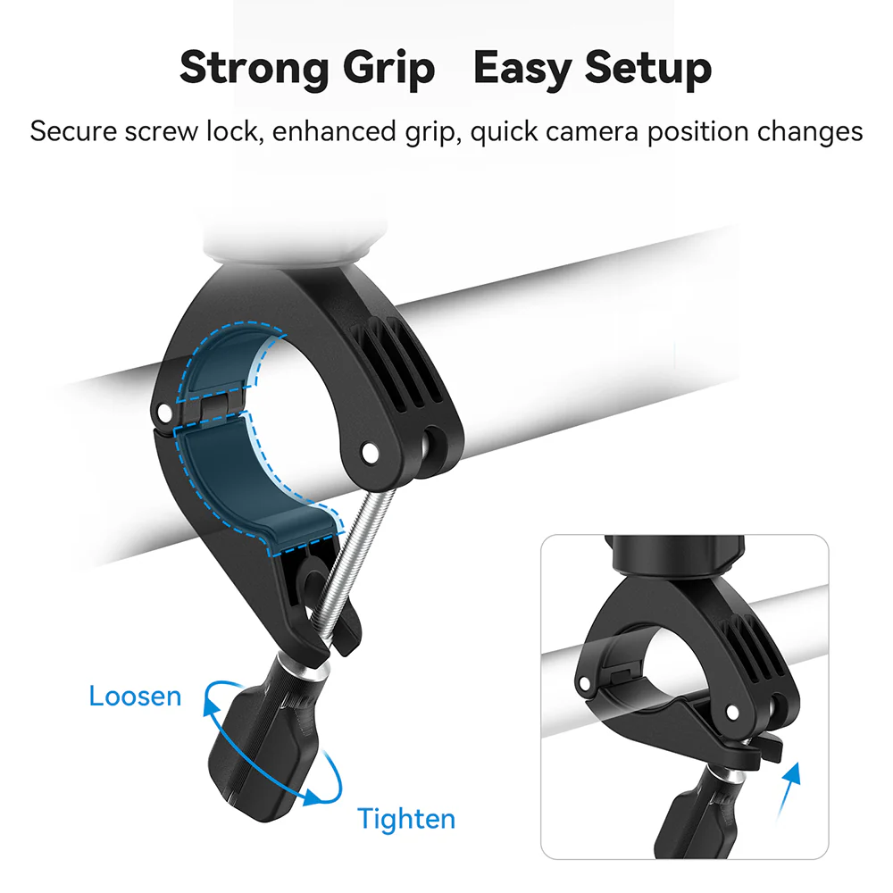 TELESIN Handlebar Clamp Ring Mount - Image 11