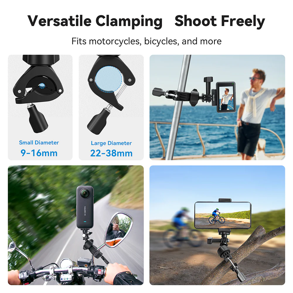 TELESIN Handlebar Clamp Ring Mount - Image 13