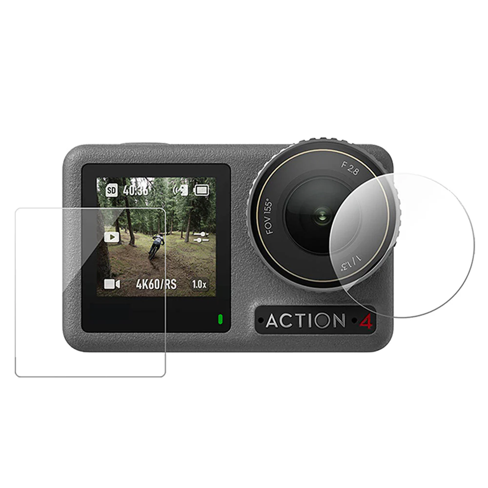 TELESIN HD Protective Film Set for DJI ACTION 3/4 - Image 3