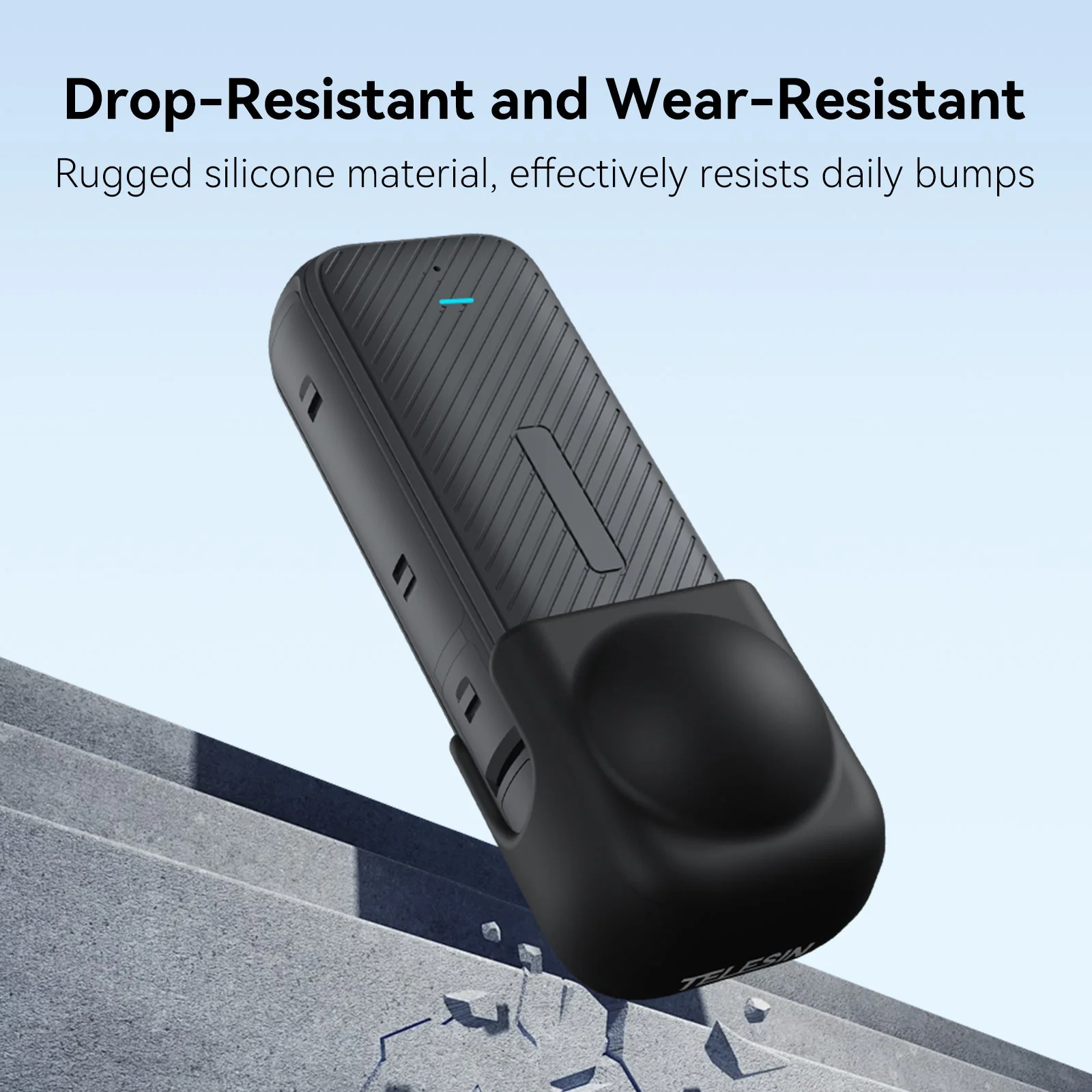 Telesin Lens Silicone Protective Cover for Insta360 X4 - Image 4