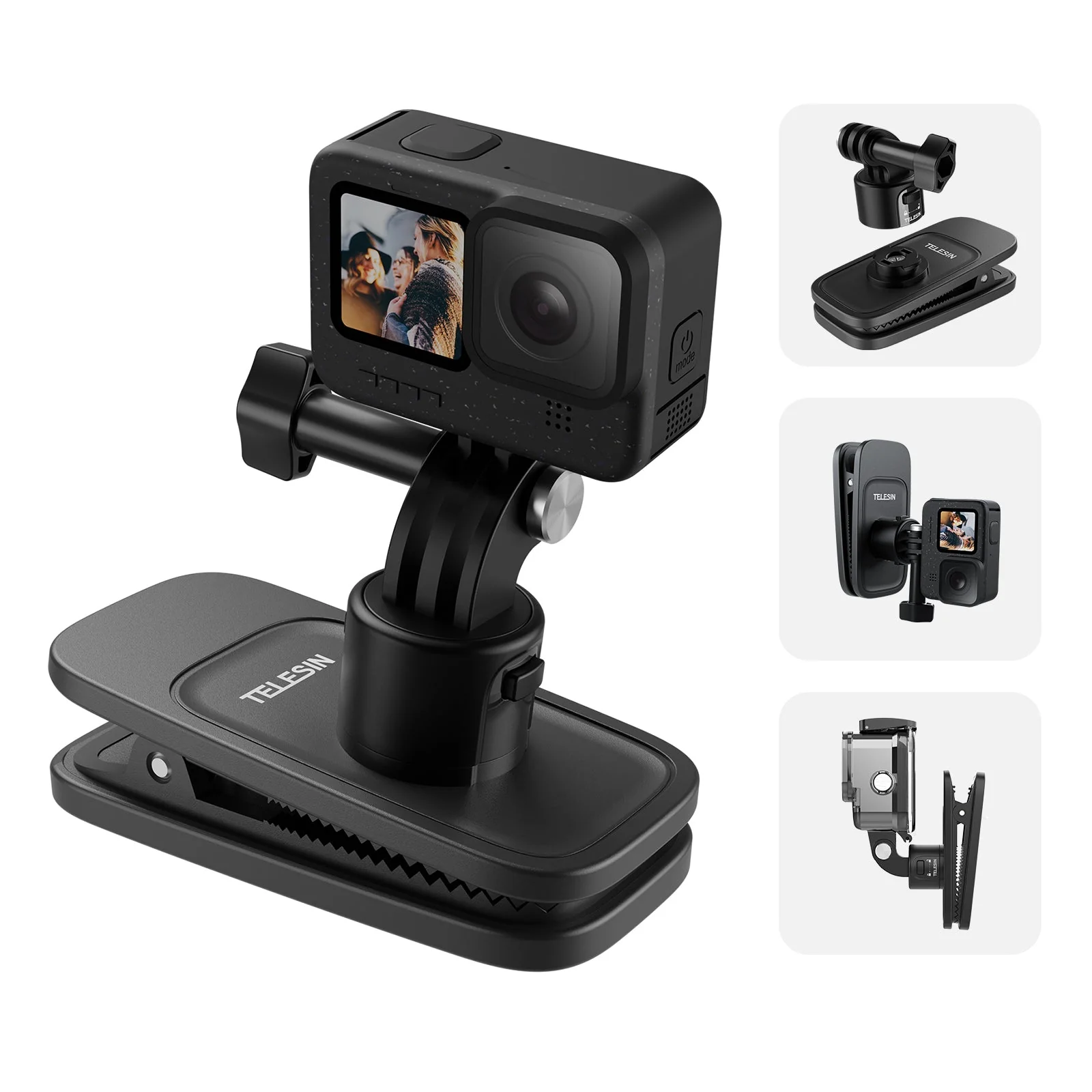 TELESIN Magnetic Backpack Clip (Quick Release Version) - Image 6