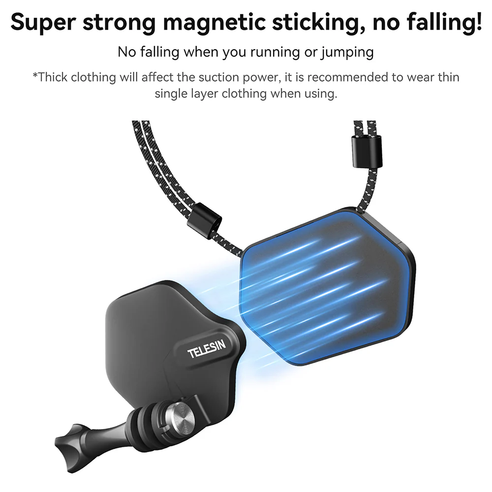 TELESIN Magnetic Bracket Expansion Set (Neck Mount/Quick Release) - Image 11