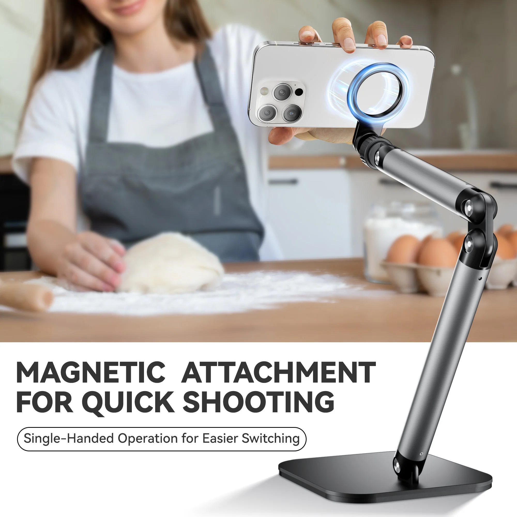 TELESIN Magnetic Desktop Phone Stand - Image 4