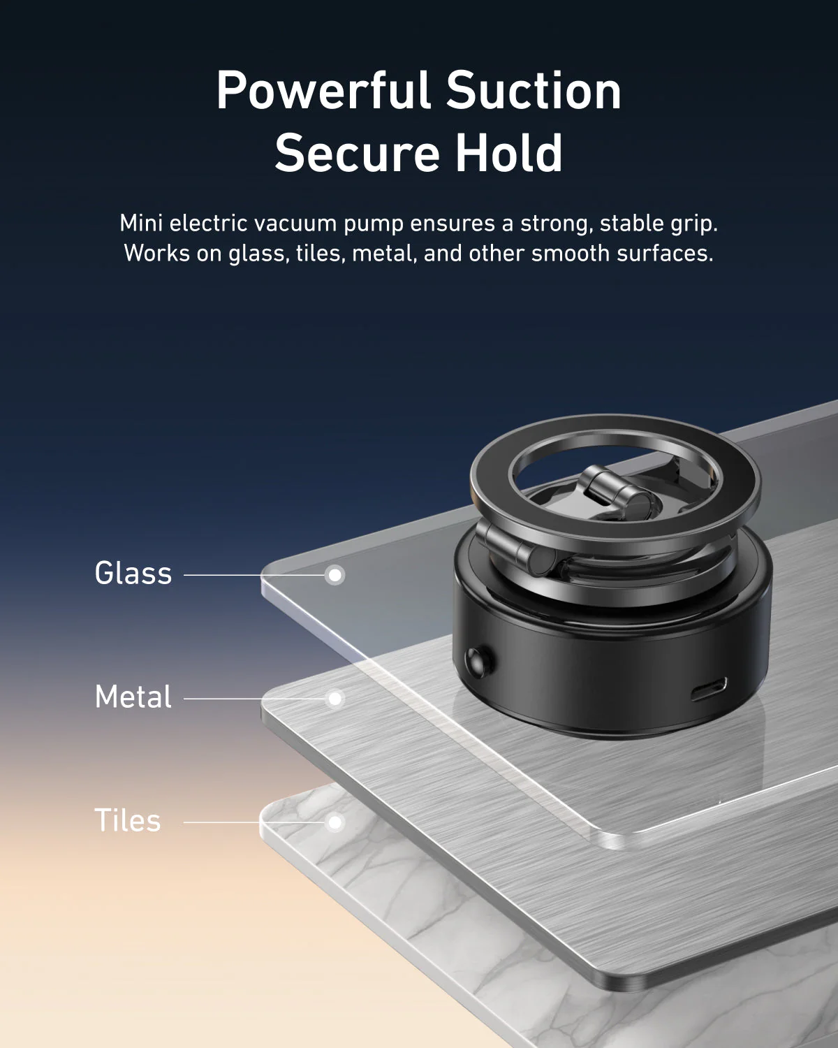 Telesin Magnetic Electric Suction Cup - Image 4