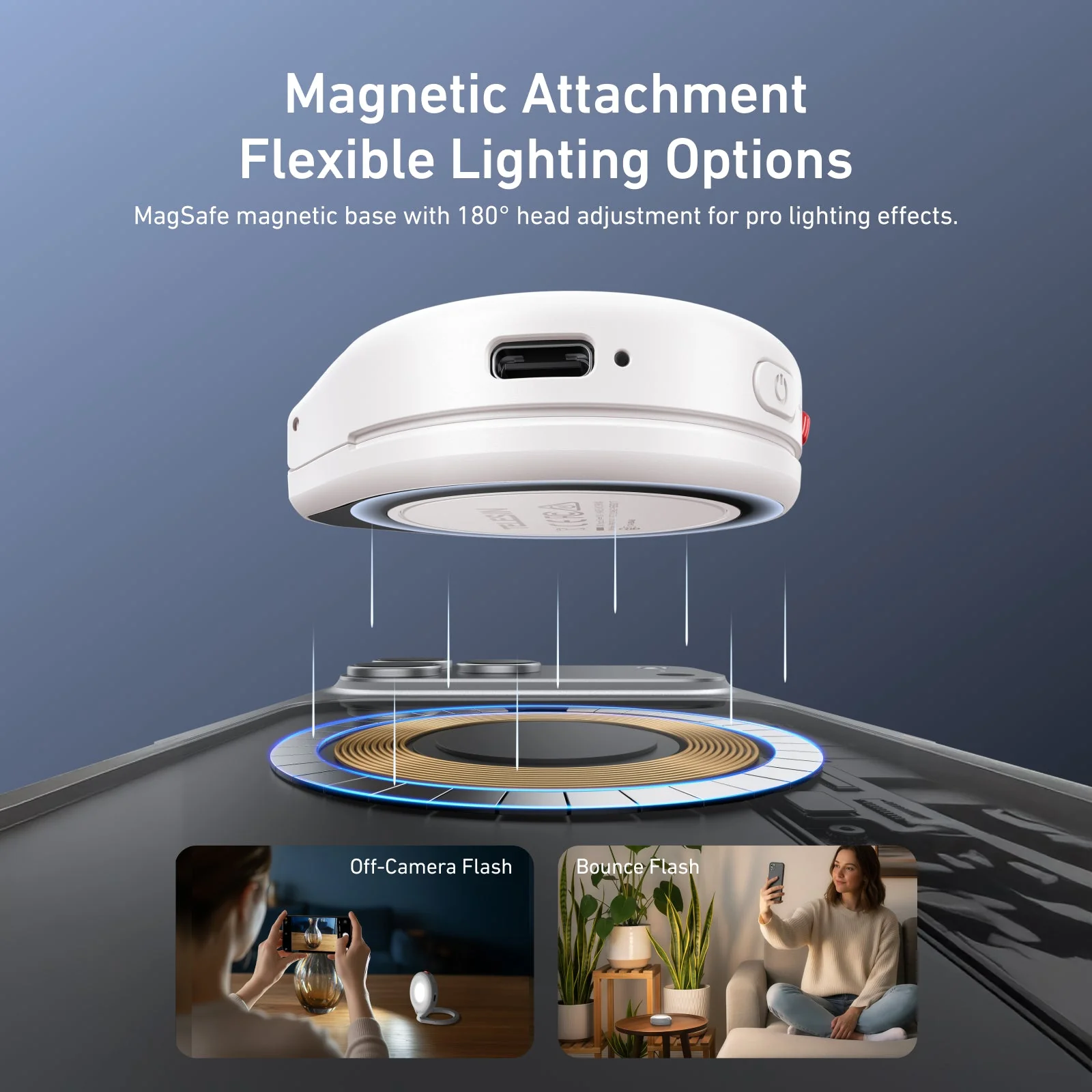 TELESIN Magnetic Flashlight for iPhone - Image 5