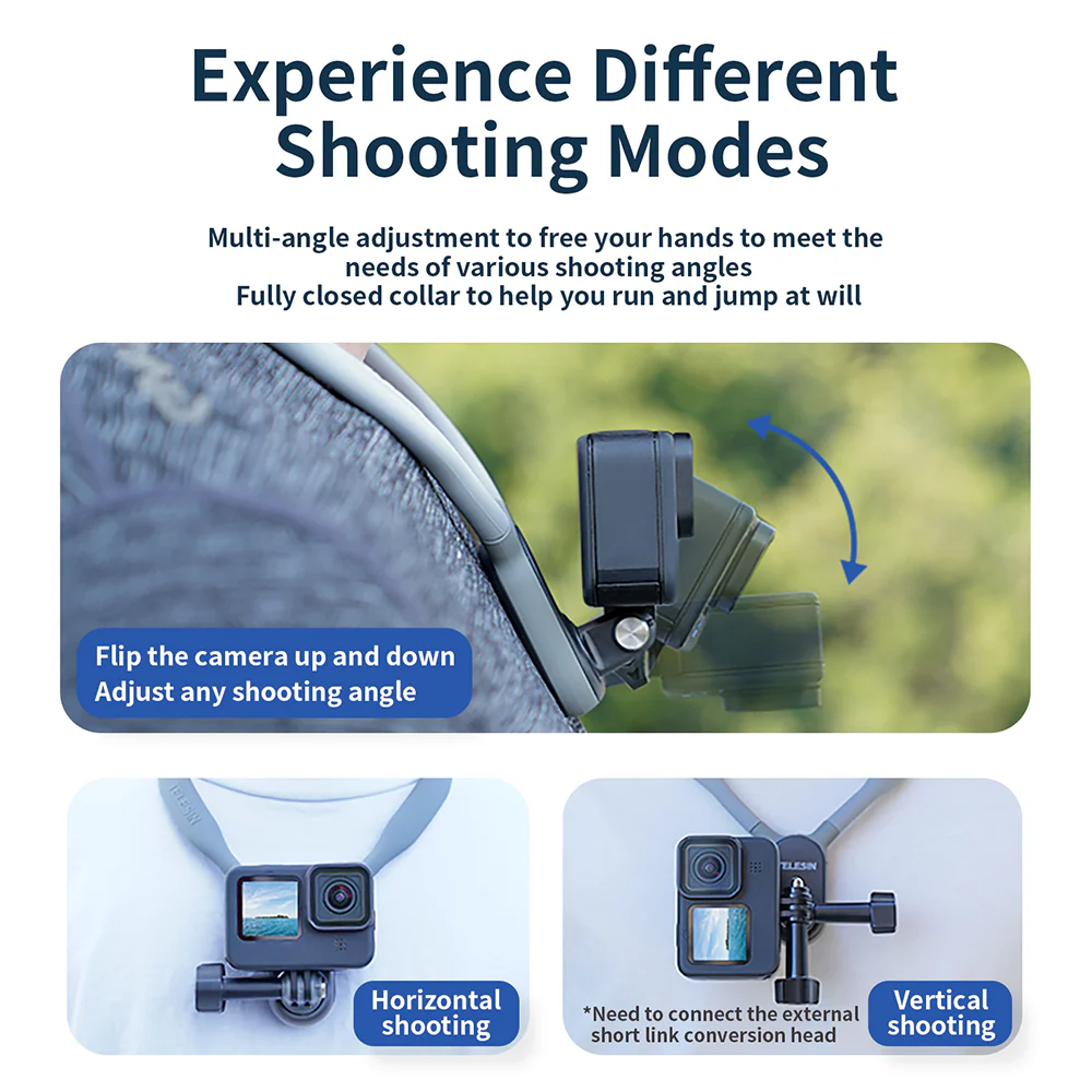 TELESIN Magnetic Neck Holder Mount for Action Cameras/ Phones - Image 15