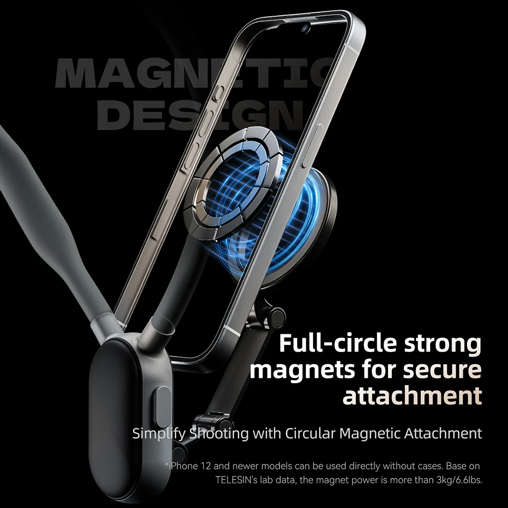TELESIN Magnetic Neck Mount for Phones - Image 10