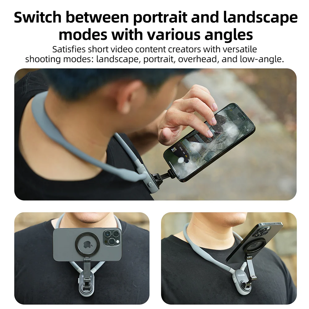 TELESIN Magnetic Neck Mount for Phones - Image 11