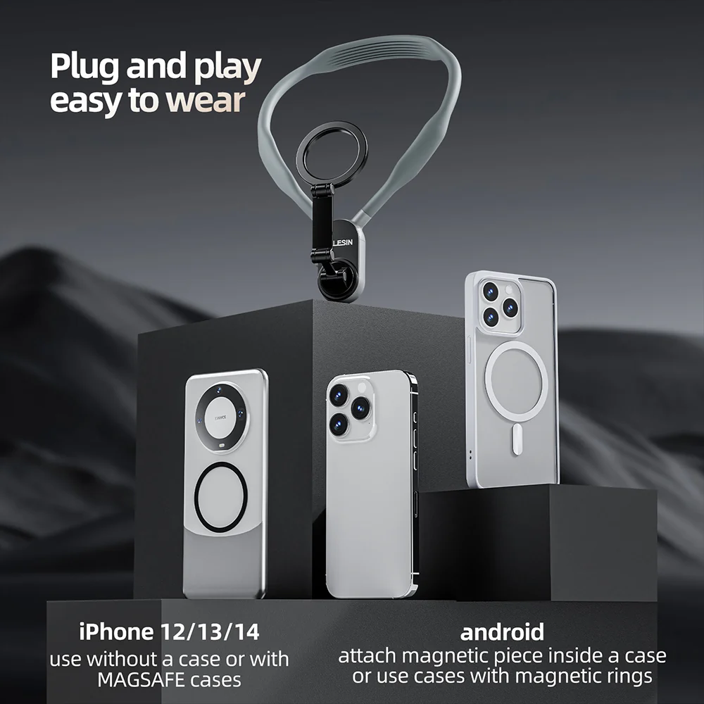 TELESIN Magnetic Neck Mount for Phones - Image 13