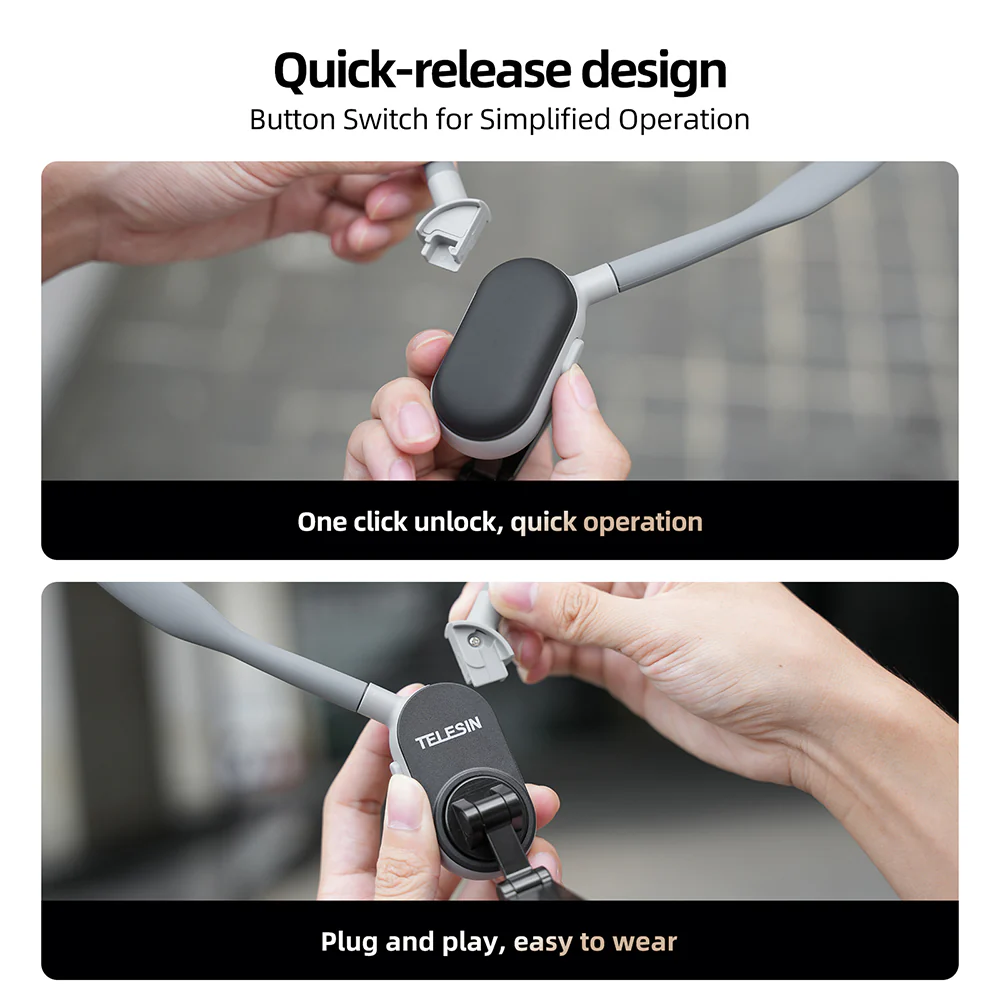 TELESIN Magnetic Neck Mount for Phones - Image 14