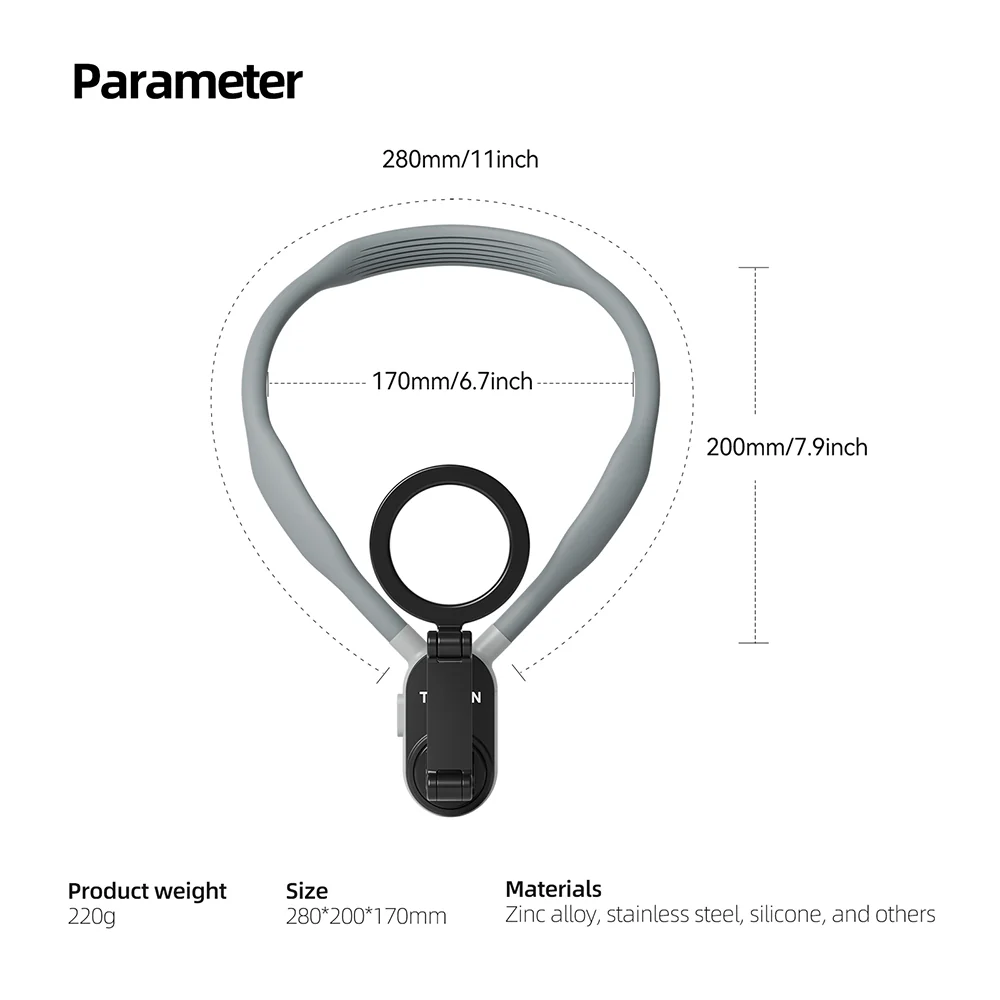 TELESIN Magnetic Neck Mount for Phones - Image 16