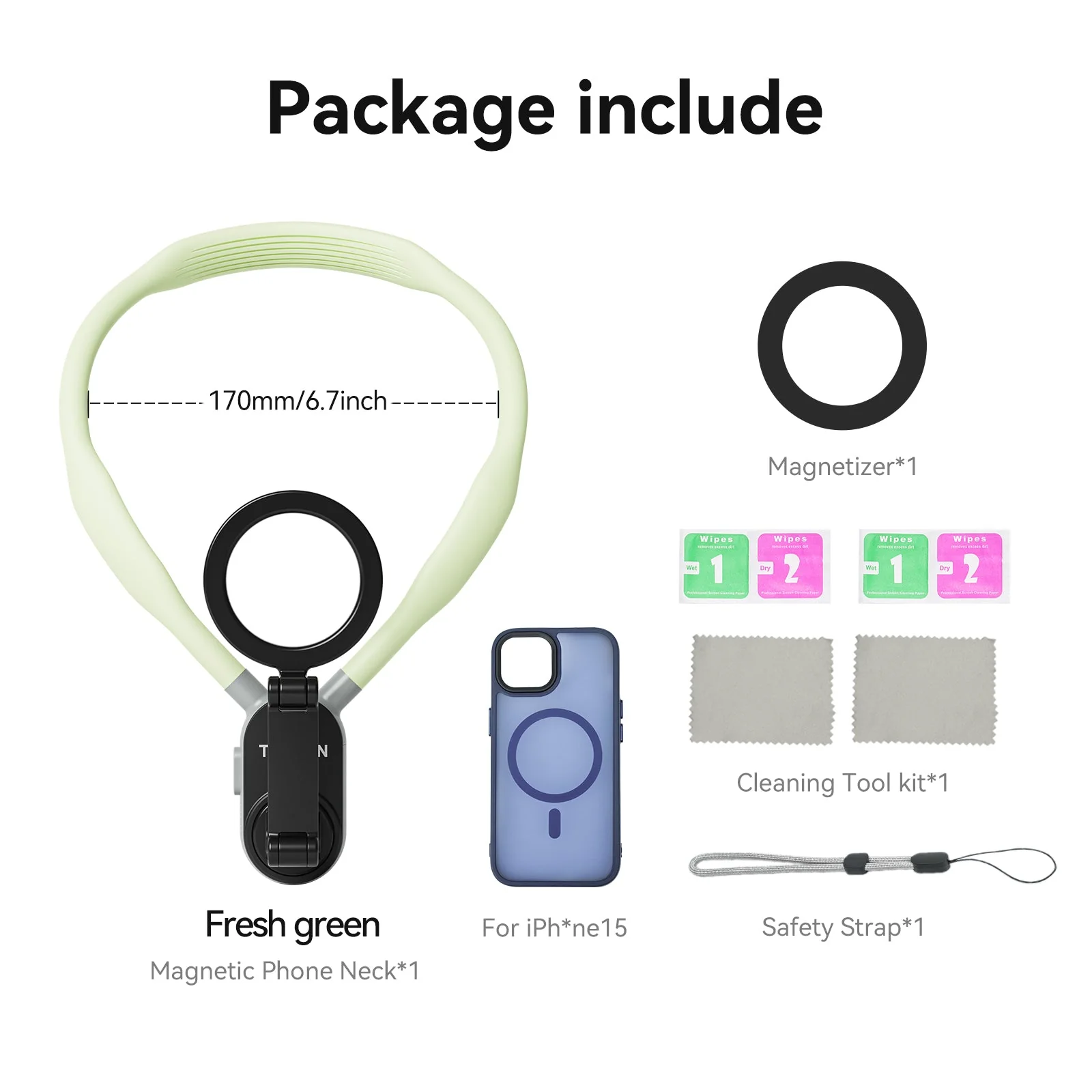 TELESIN Magnetic Neck Mount for Phones - Image 18