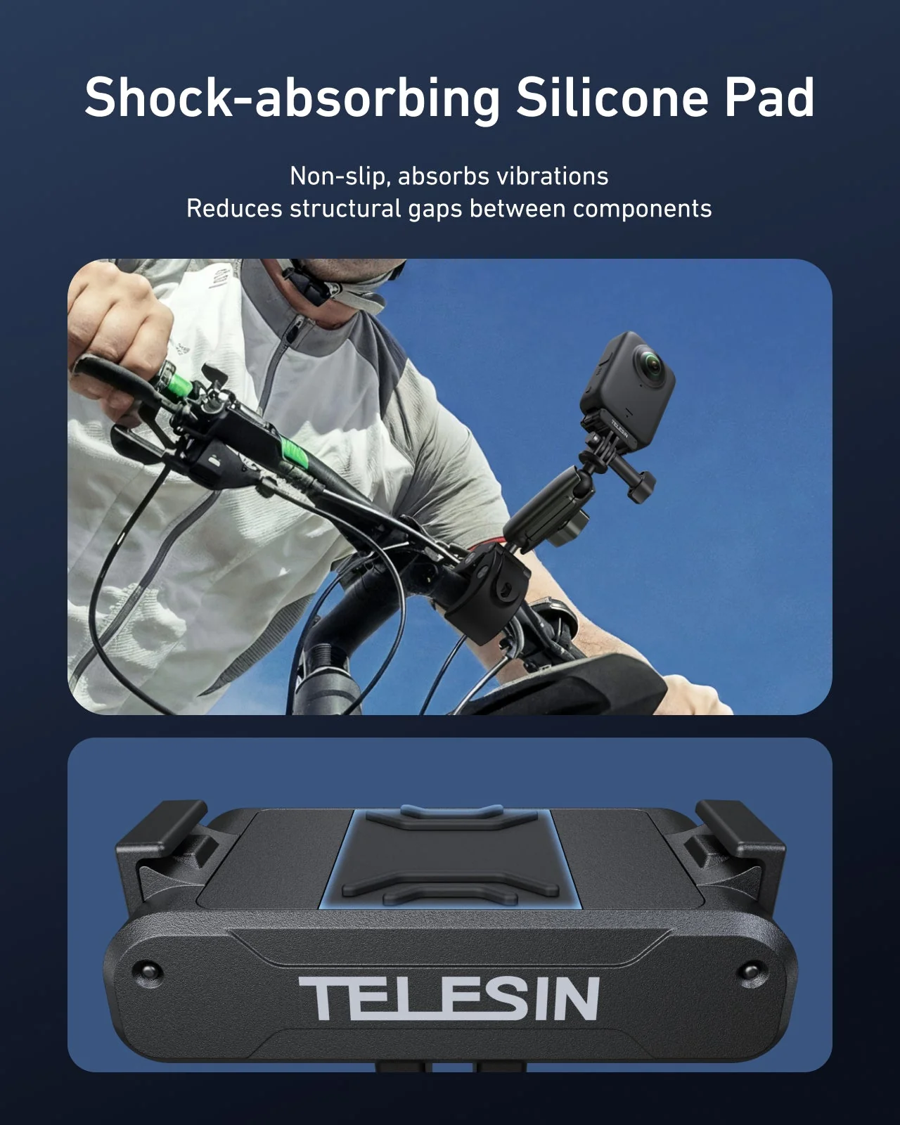 TELESIN Magnetic Quick-Release Adapter Mount - Image 4