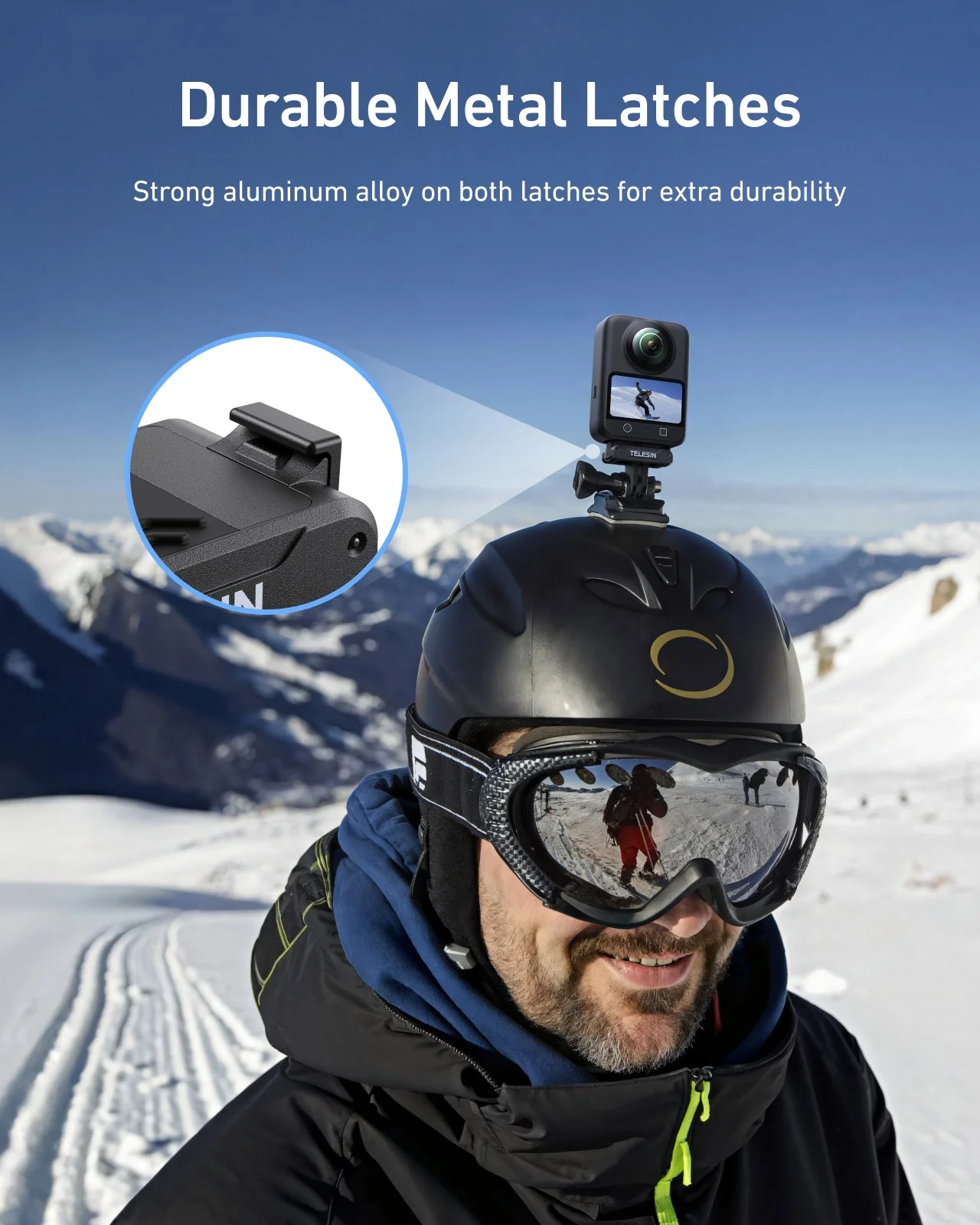 TELESIN Magnetic Quick-Release Adapter Mount - Image 9