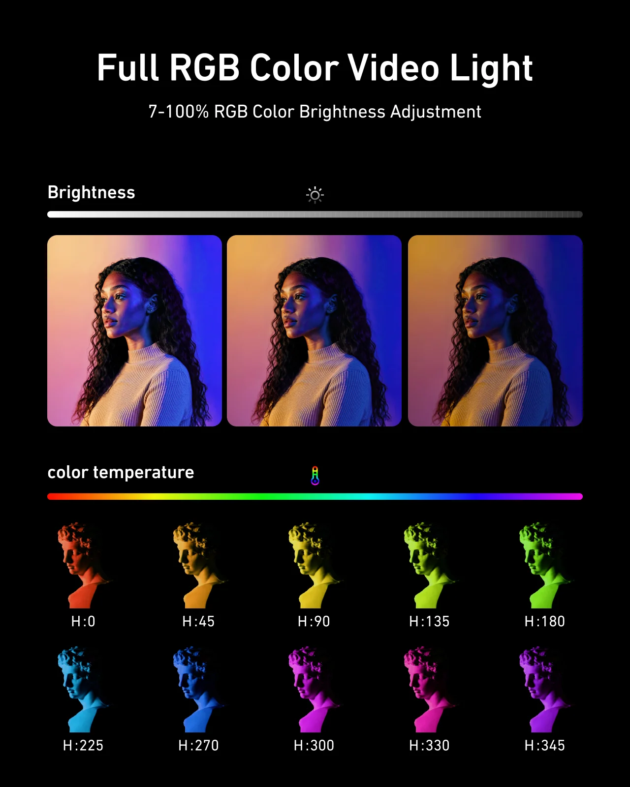 TELESIN Magnetic RGB Video Light - Image 4