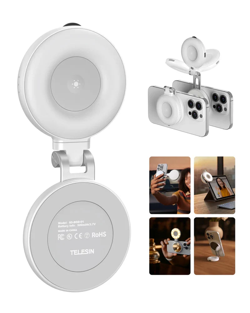Telesin C03 Magnetic Selfie Ring Light - Image 11