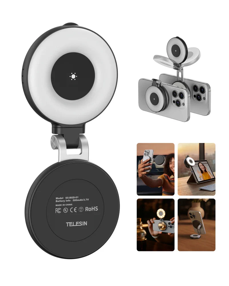 Telesin C03 Magnetic Selfie Ring Light - Image 12