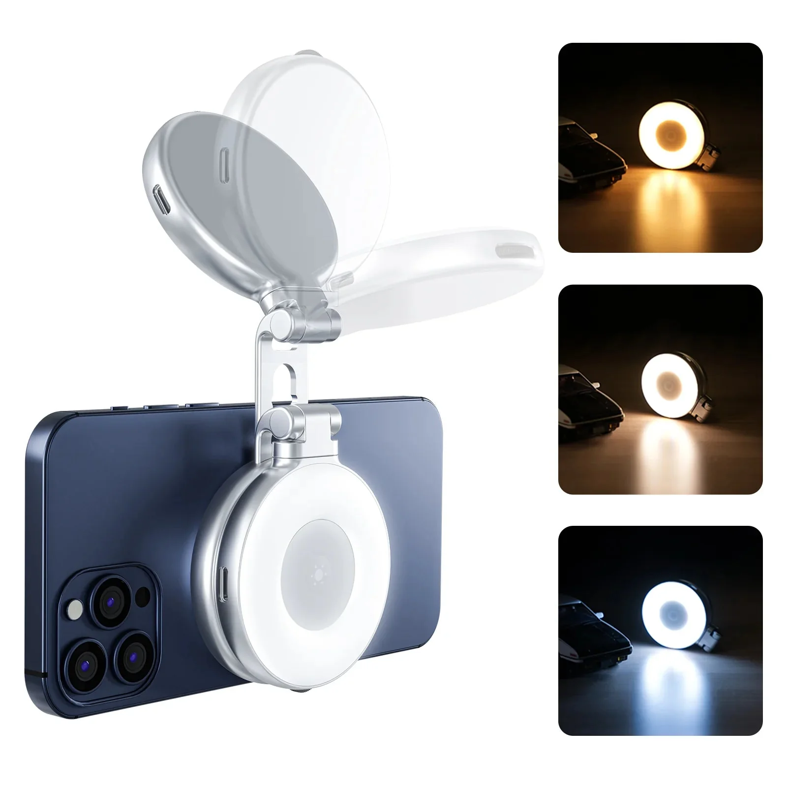 Telesin C03 Magnetic Selfie Ring Light - Image 4