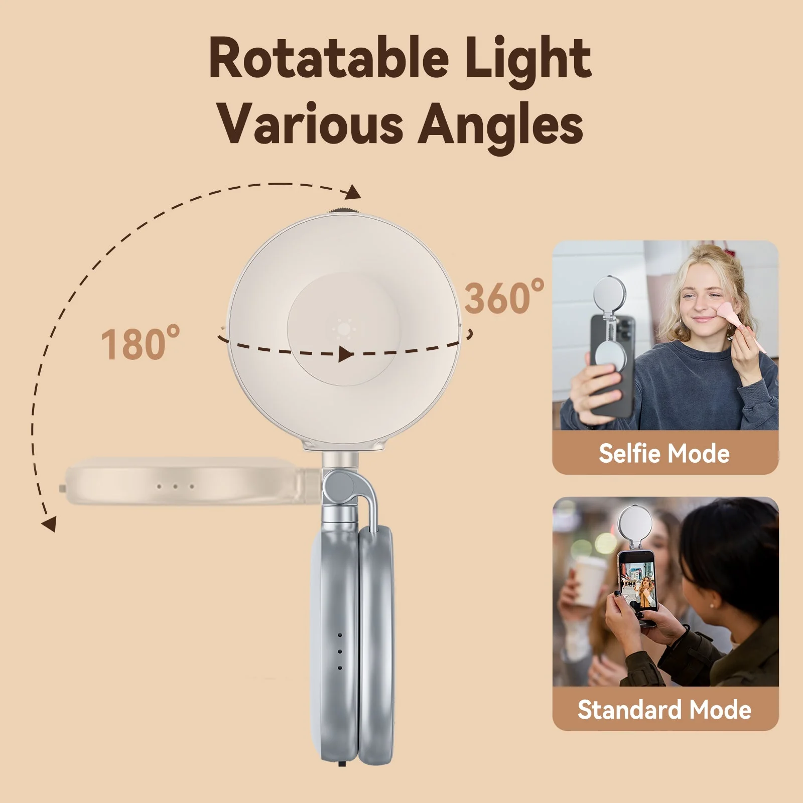 Telesin C03 Magnetic Selfie Ring Light - Image 6