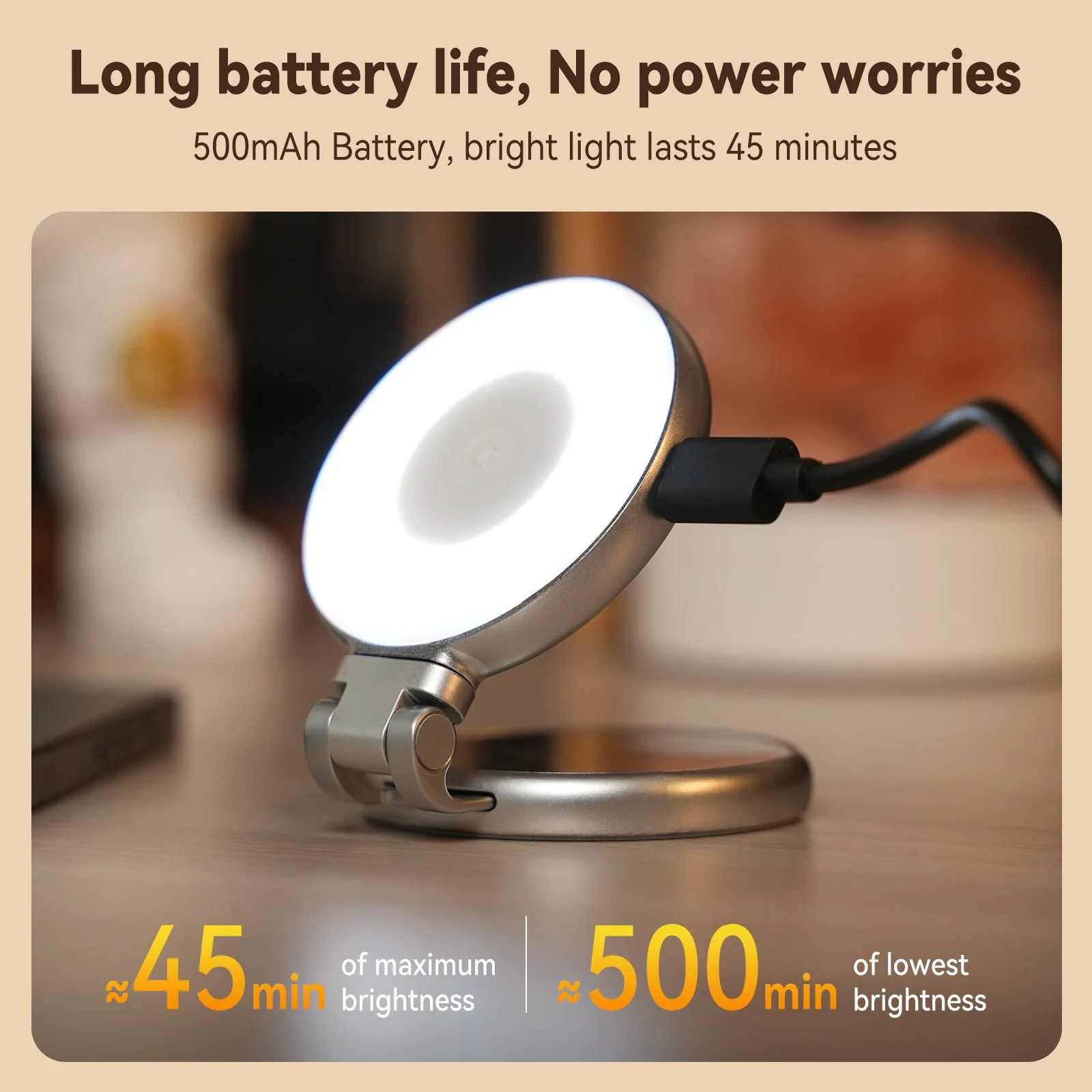 Telesin C03 Magnetic Selfie Ring Light - Image 9