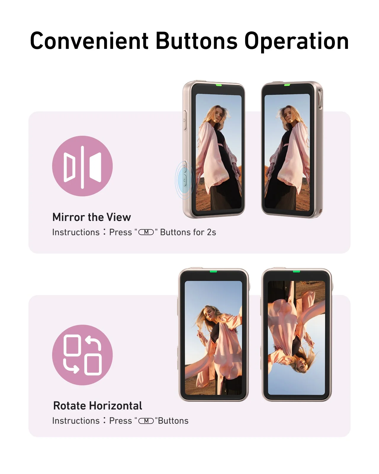 Magnetic Selfie & Vlog Monitor Screen for Phone - Image 7
